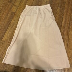Forever 21 Light Pink A-Line Skirt